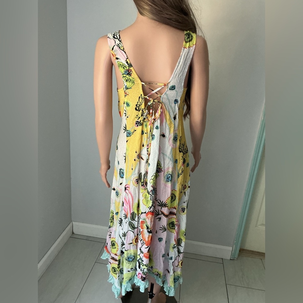 Anthropologie Yellow Floral Dress - Picture 7 of 15